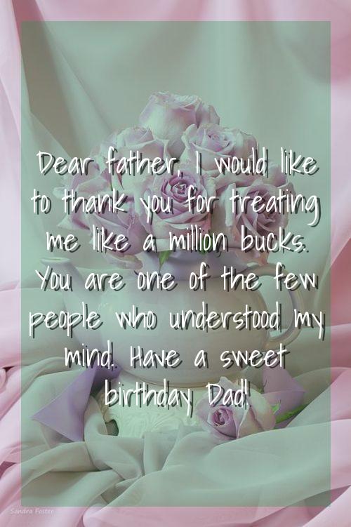 happy birthday quotes from daughter to father